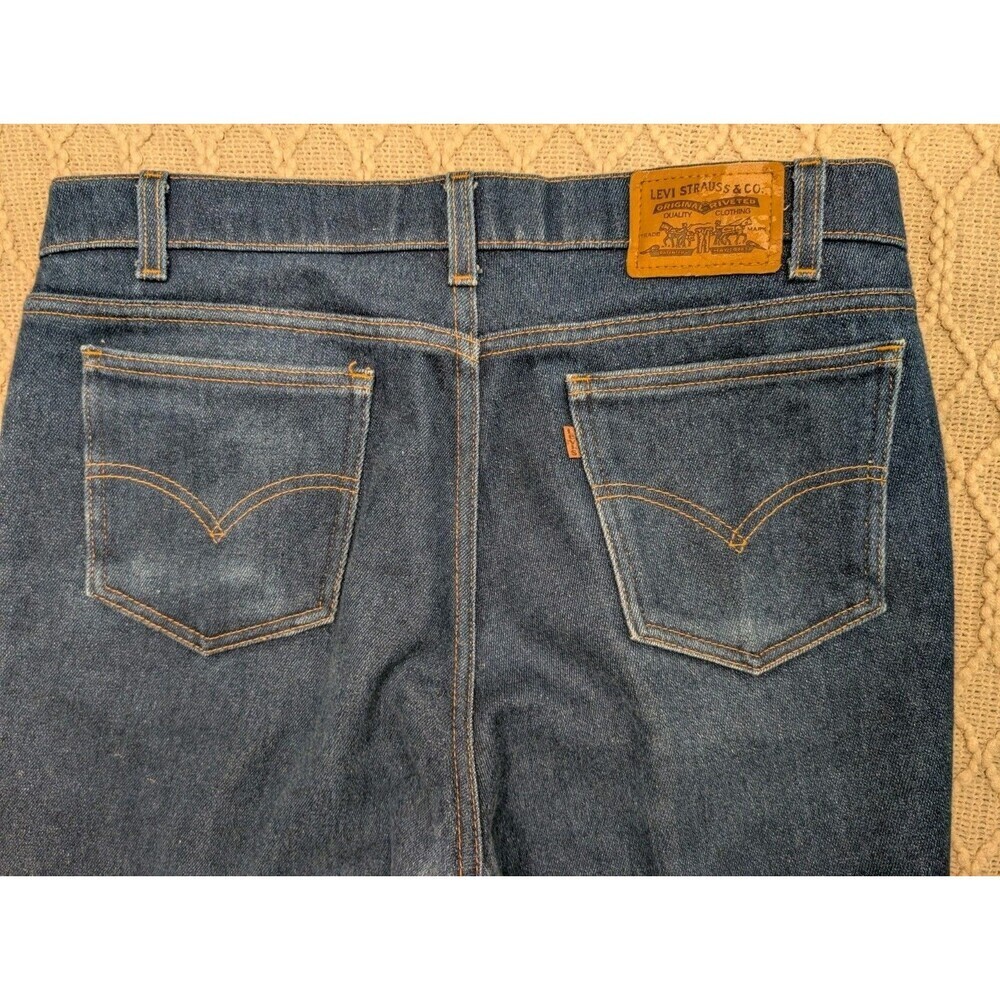 Vintage Levis 547 Bronze Tab Men’s Jeans 36x29 Dark Indigo Blue Wash 40547-2317 - Picture 12 of 16